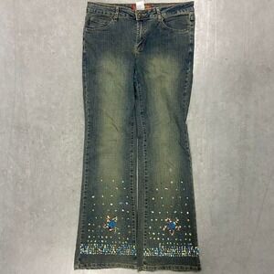 Y2K boom boom jeans Size 9/10 lowrise flare mcbling spring summer